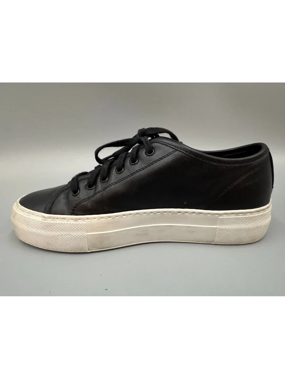 Women’s Common Projects Tournament Leather Trainer Sneakers 4017 Black US 5